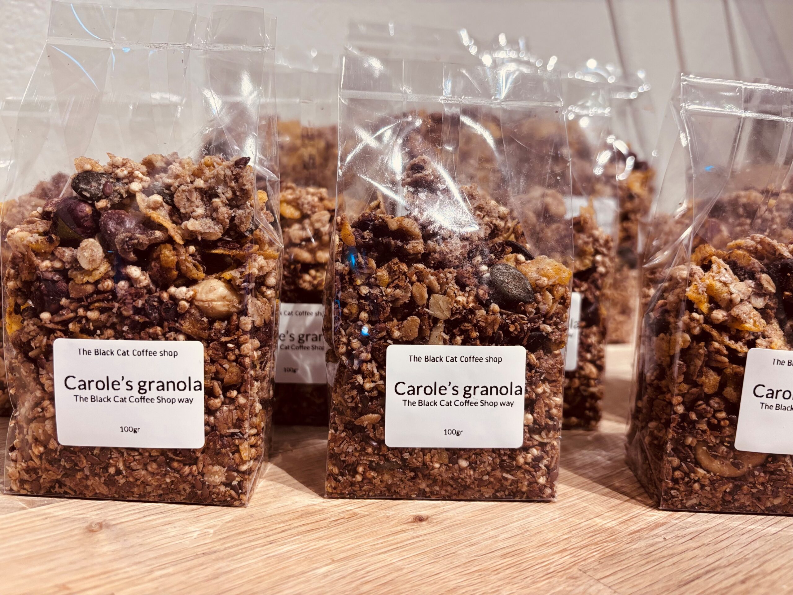 Carole's granola, The Black Cat way