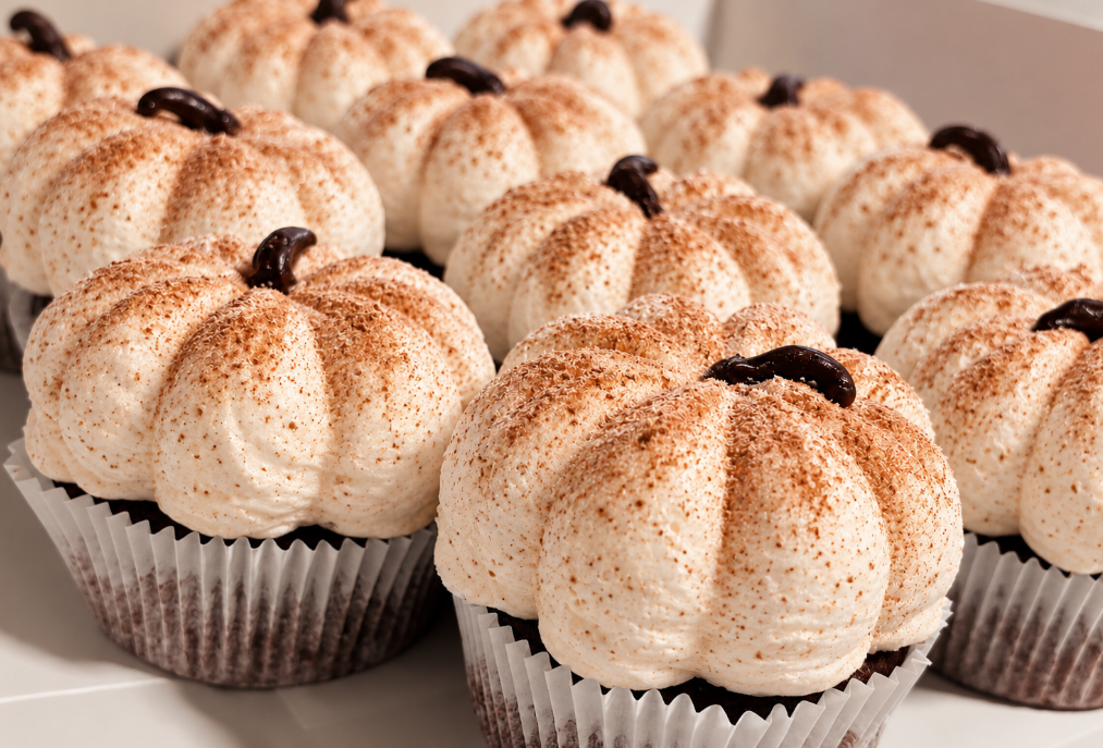 Gingerbread muffin & cinnamon mousse